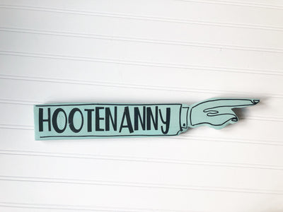 autumn collection - wooden pointy finger signs