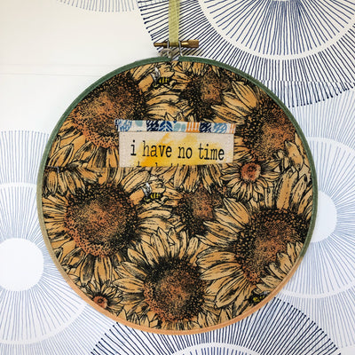 sunny - pocket hoop art