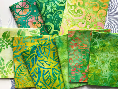 Cotton Face Mask with Filter Pocket - LIMEY LEMON