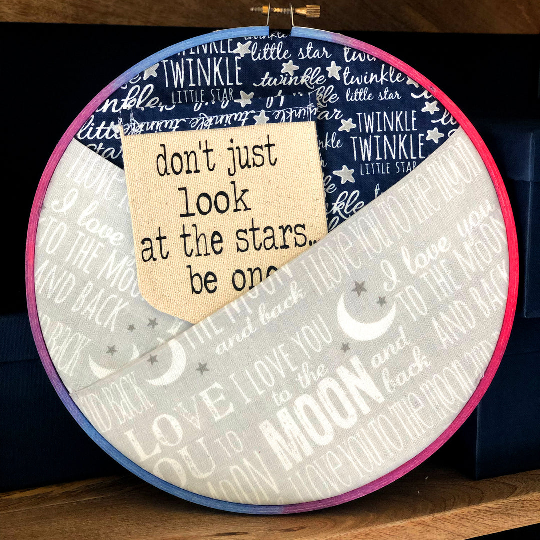 stars in my pocket hoop art