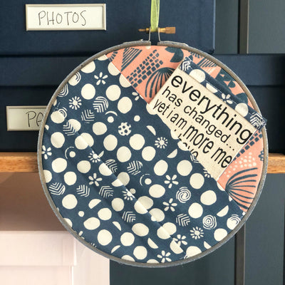 everything has changed pocket hoop art