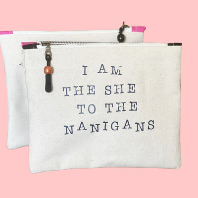 mini canvas makeup medication money zip bag group 4