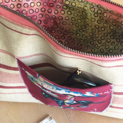 wild pocket - canvas zip bag