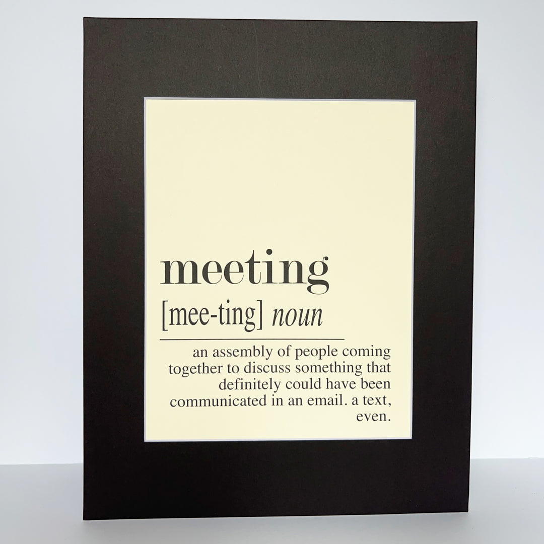 word art prints for the office - small