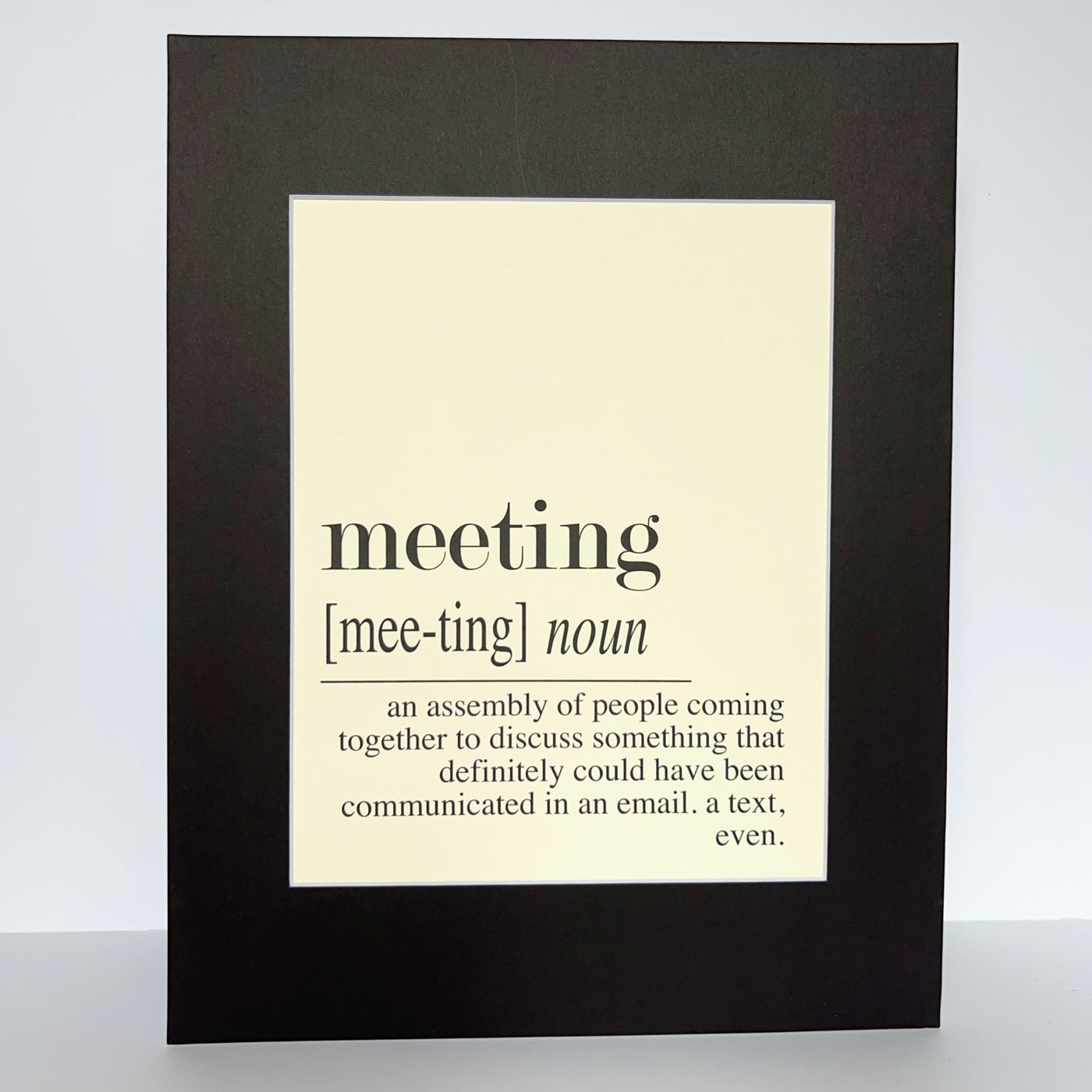 word art prints for the office - small