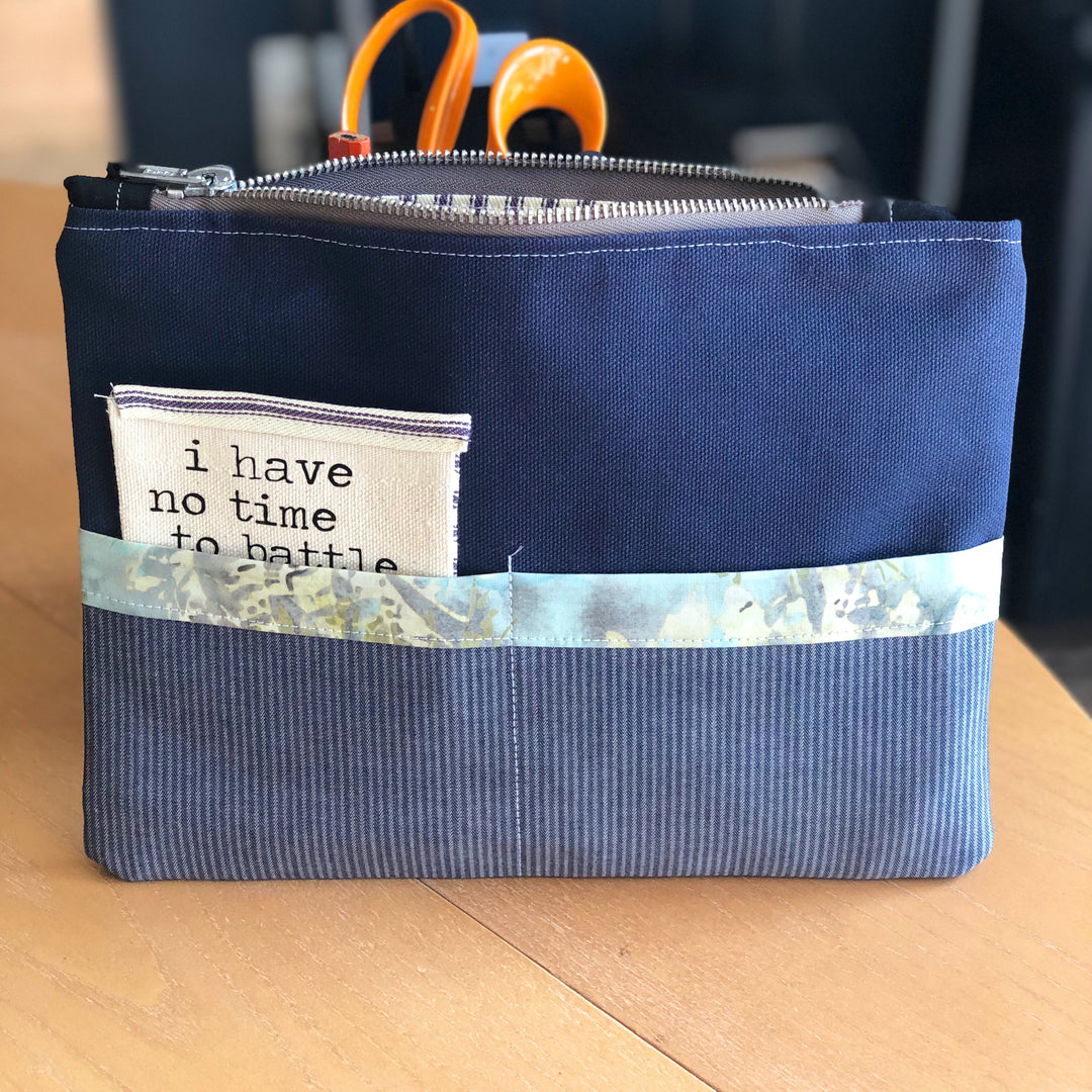 pocket love - canvas zip bag