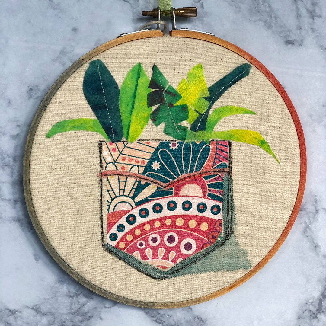 pocket plants - hoop art