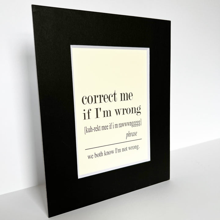 word art prints for the office - small