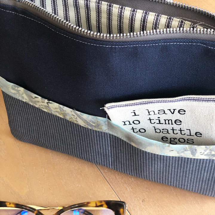 pocket love - canvas zip bag