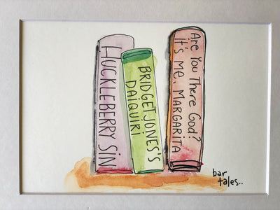 true life bar books vol. 4  - watercolor print