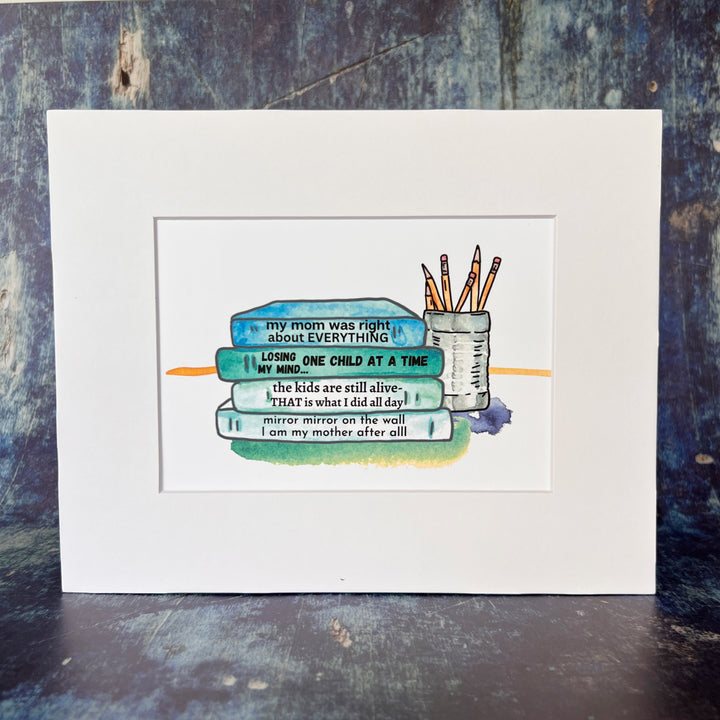 true life bookshelf print 7  - my mom was right about everything