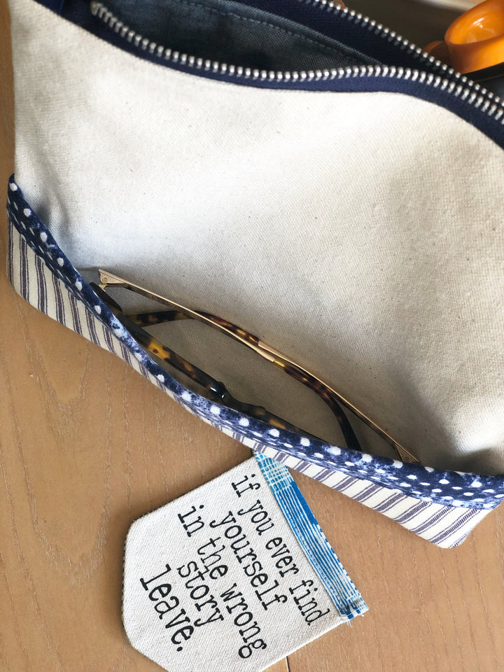 pocket fun - canvas zip bag