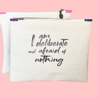 mini canvas makeup medication money zip bag group 4