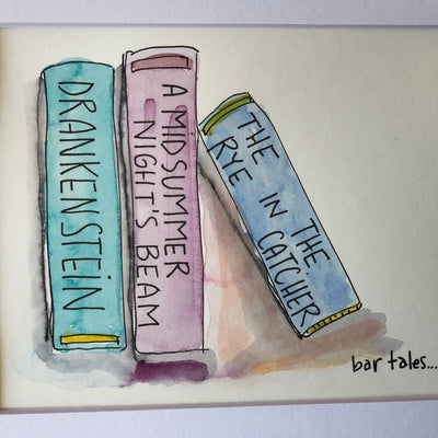 true life bar books vol. 3  - watercolor print