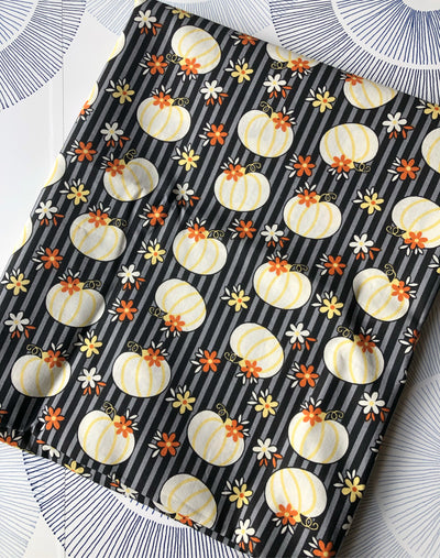 Cotton Face Mask with Filter Pocket - CHEERY PUMPKIN FABRIC
