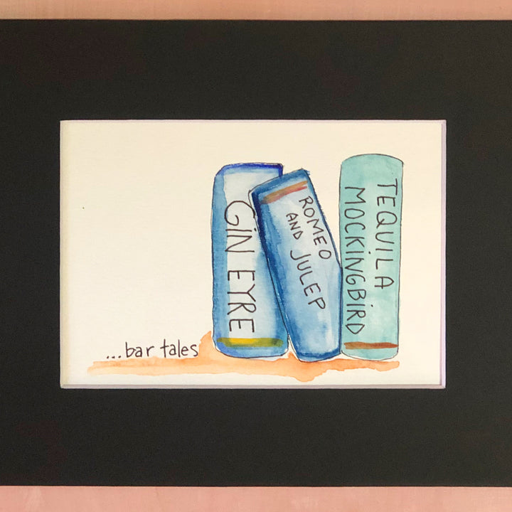 true life bar books vol. 1  - watercolor print