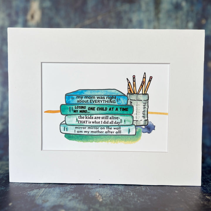 true life bookshelf print 7  - my mom was right about everything