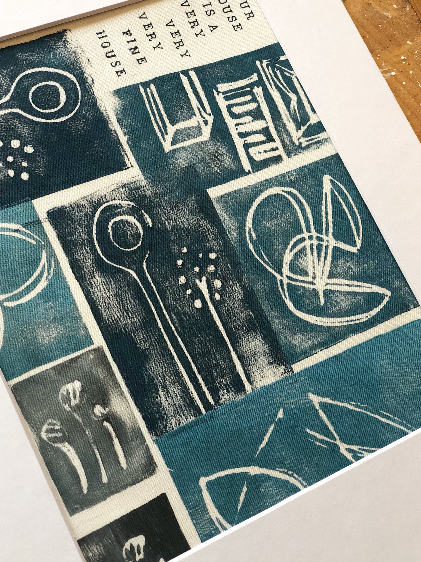 our house is a very very very fine house - art print