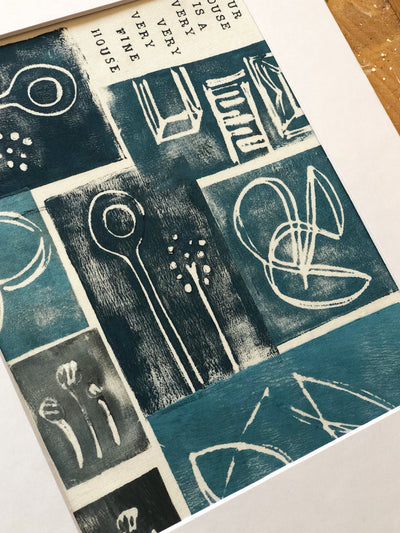 our house is a very very very fine house - art print