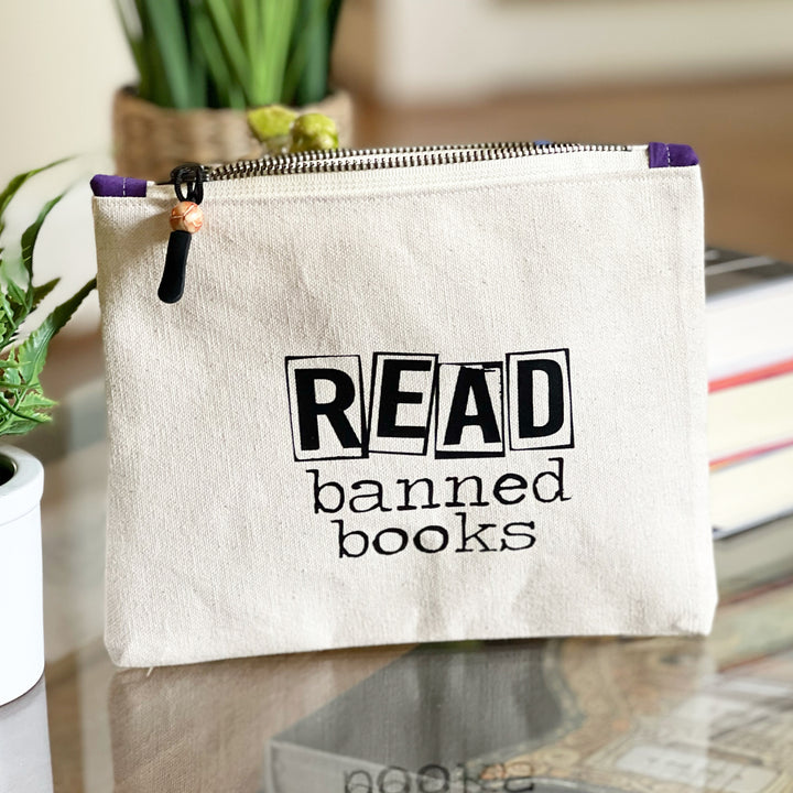 mini canvas makeup medication money zip bag group 2