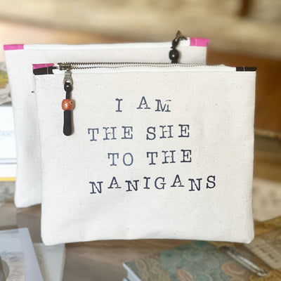 mini canvas makeup medication money zip bag group 4