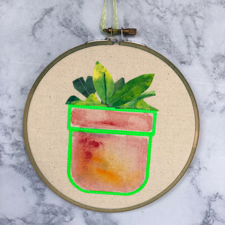 plant pockets - hoop art