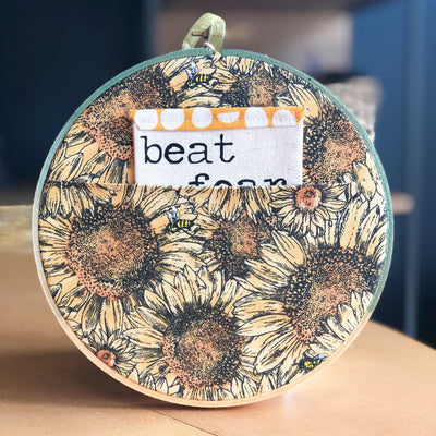 sunny - pocket hoop art