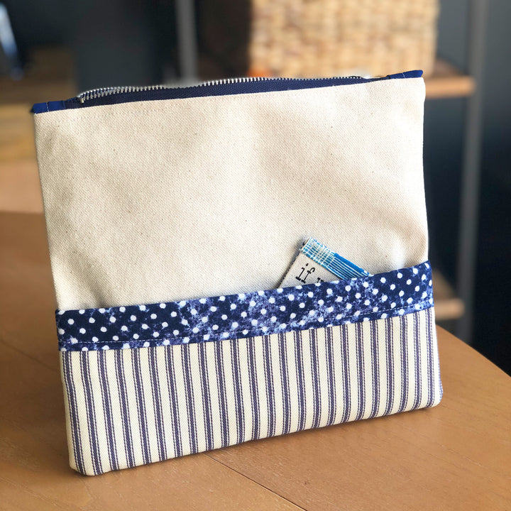 pocket fun - canvas zip bag
