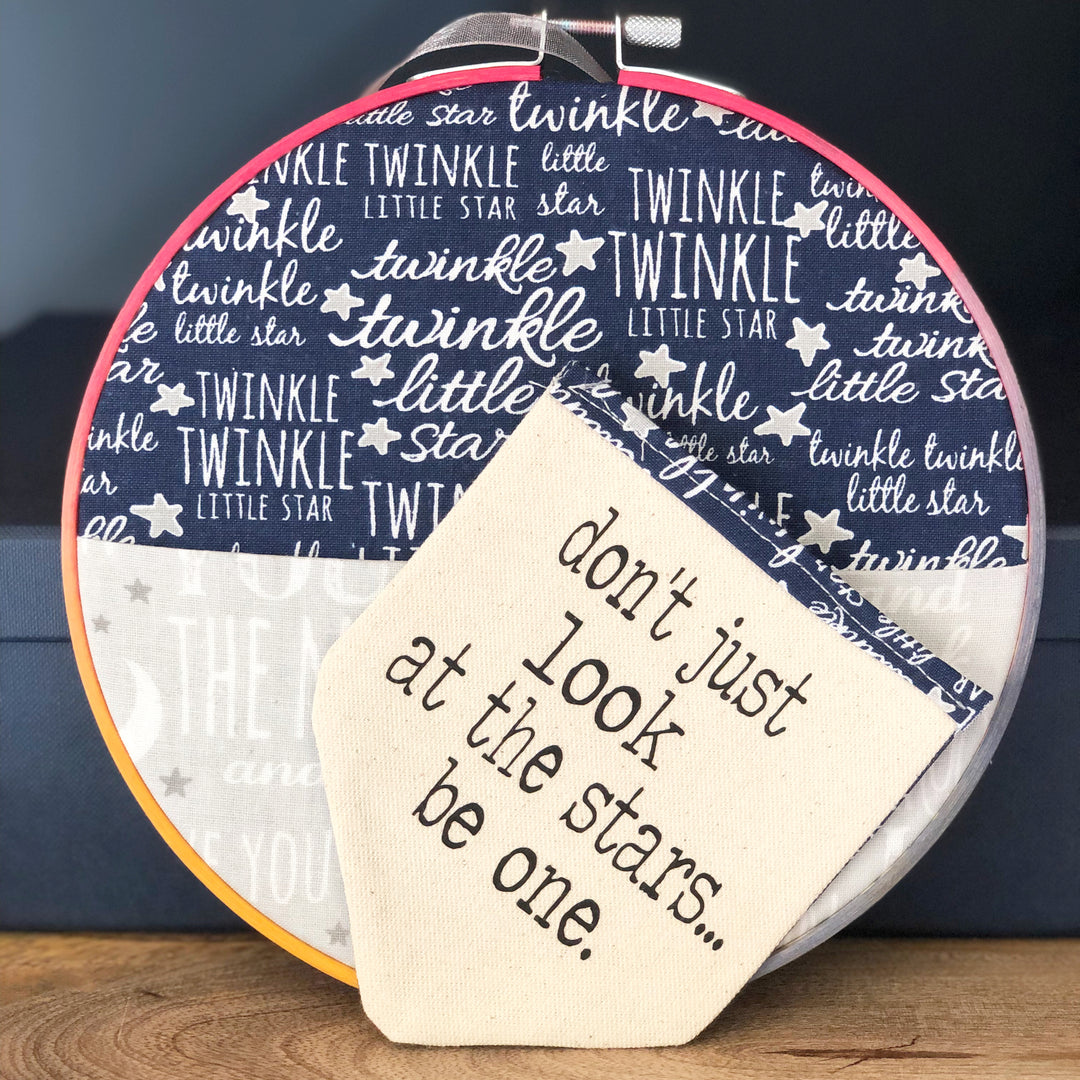 stars in my pocket hoop art