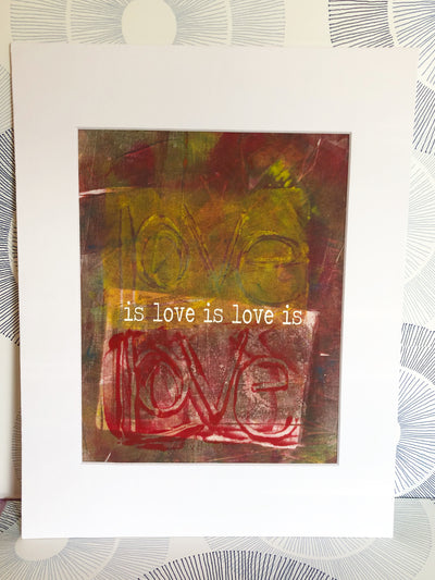 love is love is love - art print