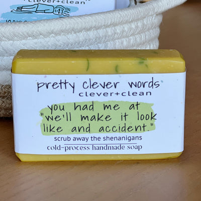 clever+clean tangerine grapefruit - you had me at accident