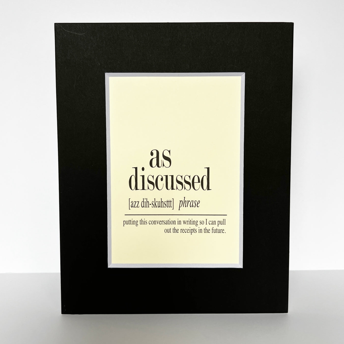 word art prints for the office - small