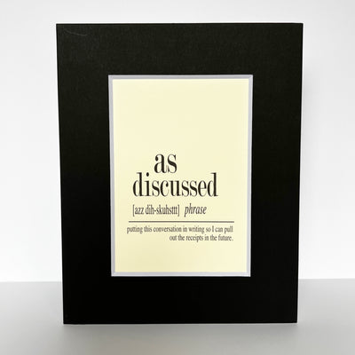 word art prints for the office - small