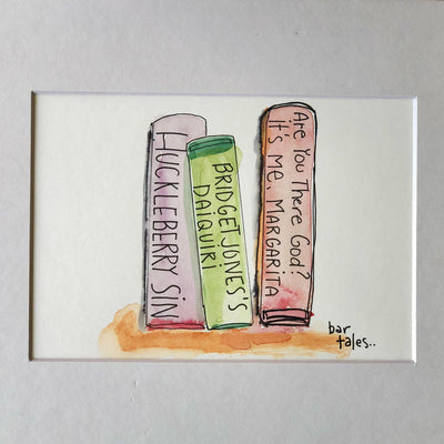 true life bar books vol. 4  - watercolor print