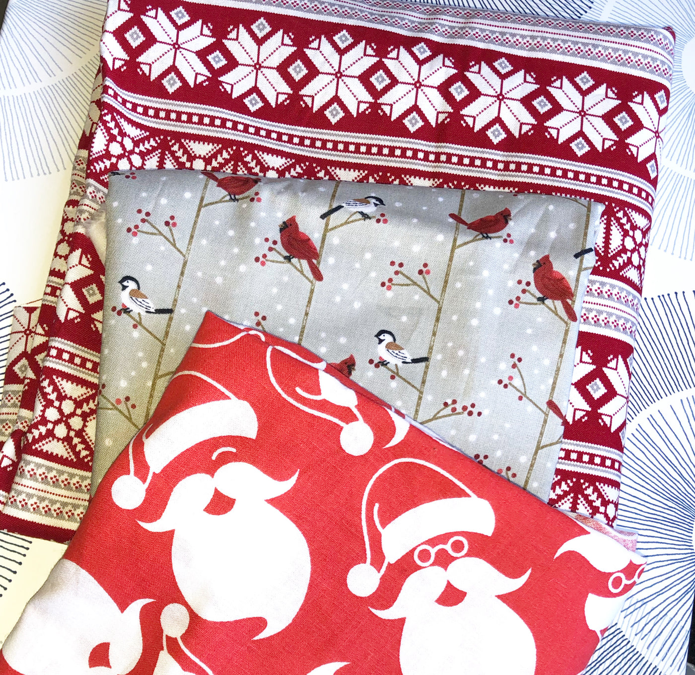 Cotton Face Mask - HOLIDAY FABRIC