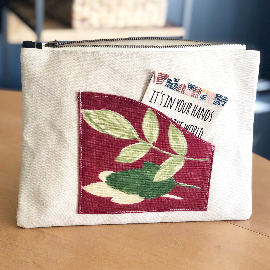 pocket fun - canvas zip bag