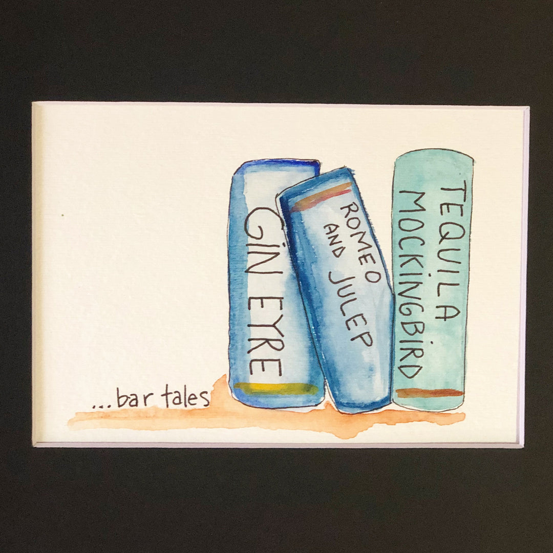 true life bar books vol. 1  - watercolor print