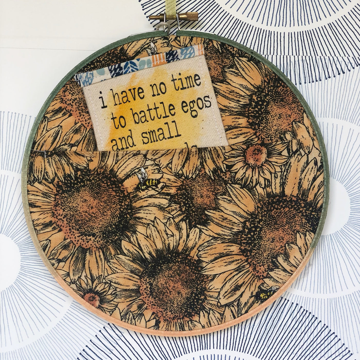 sunny - pocket hoop art