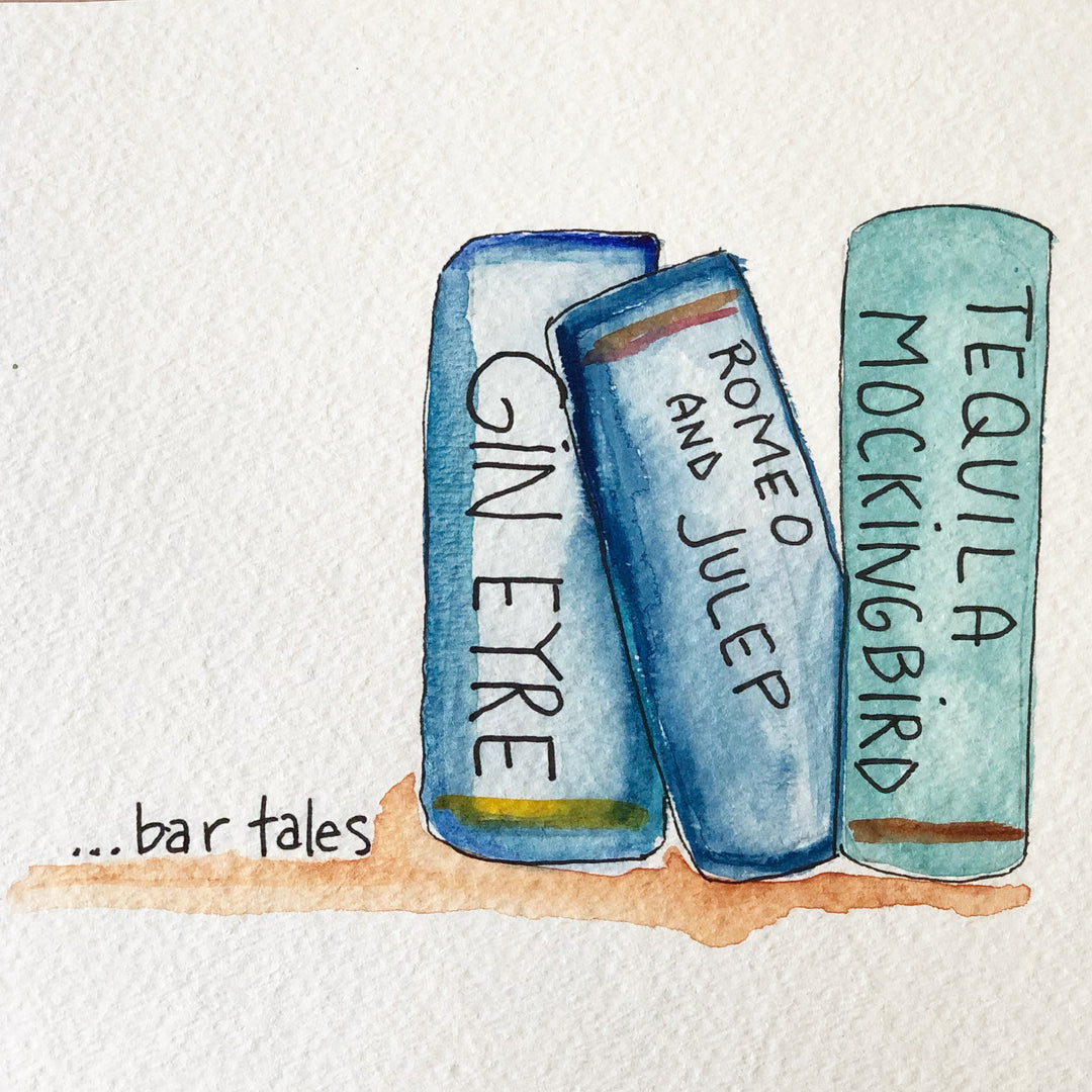 true life bar books vol. 1  - watercolor print