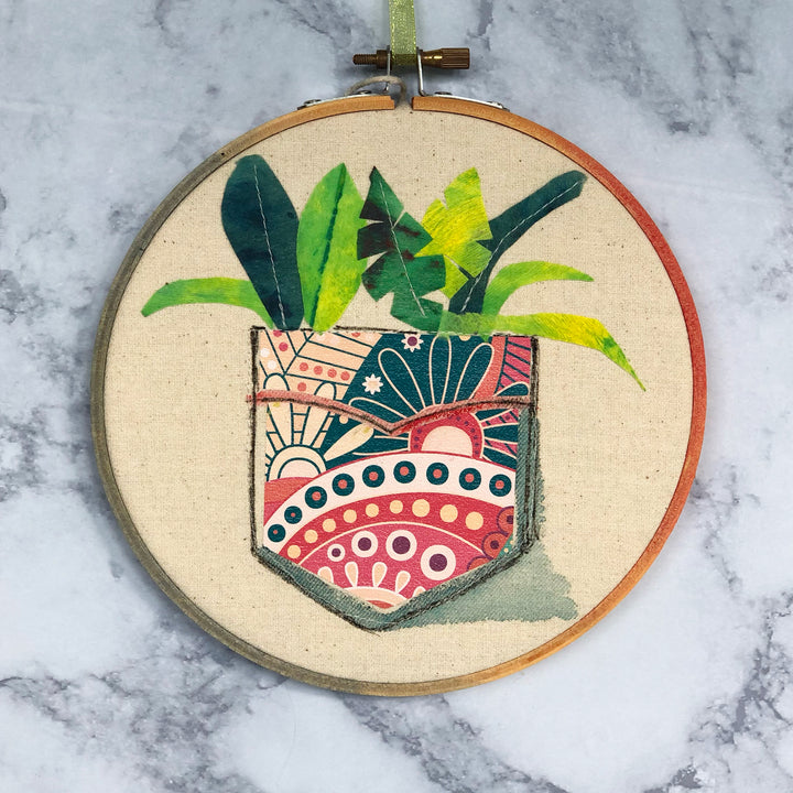 pocket plants - hoop art