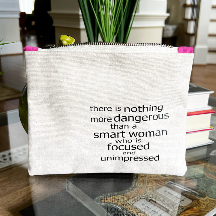 mini canvas makeup medication money zip bag group 2