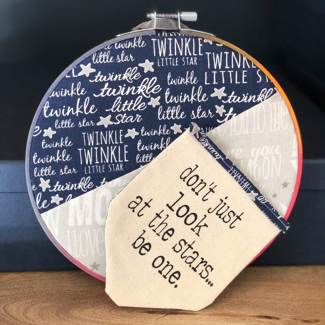 stars in my pocket hoop art
