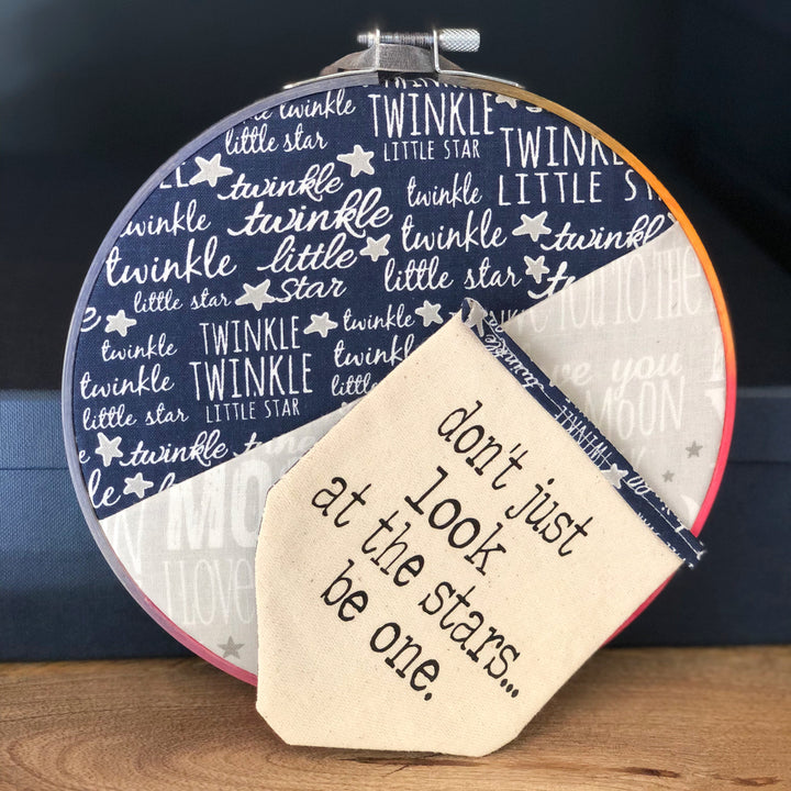 stars in my pocket hoop art