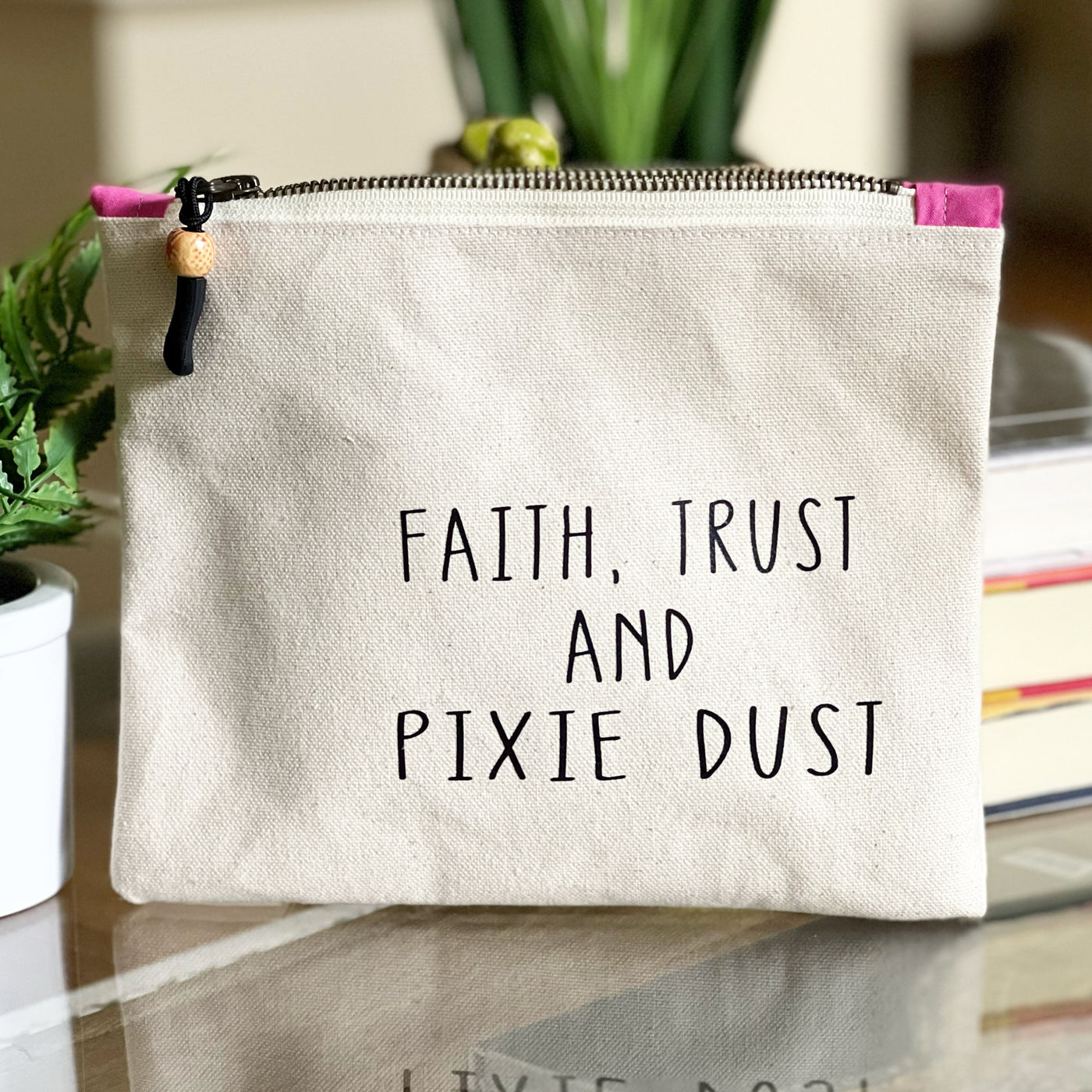 mini canvas makeup medication money zip bag group 3