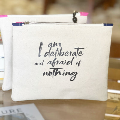 mini canvas makeup medication money zip bag group 4