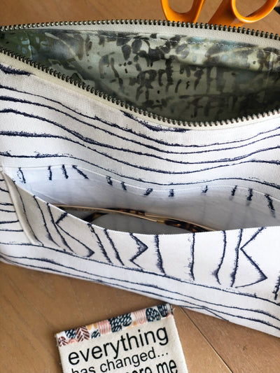 smart pocket - canvas zip bag