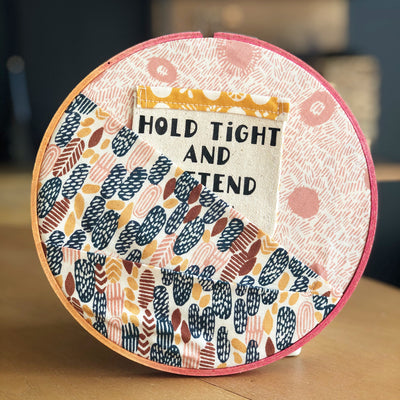 pinky pocket hoop art