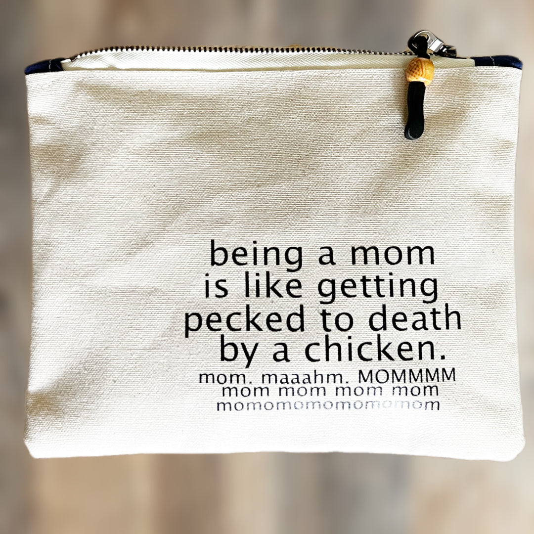 mini canvas makeup medication money zip bag group 2