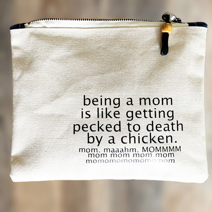 mini canvas makeup medication money zip bag group 2