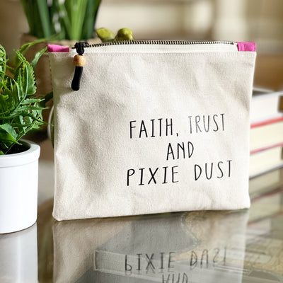 mini canvas makeup medication money zip bag group 3